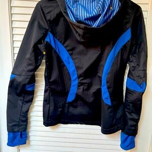 Women's Black and Blue Ski Jacket